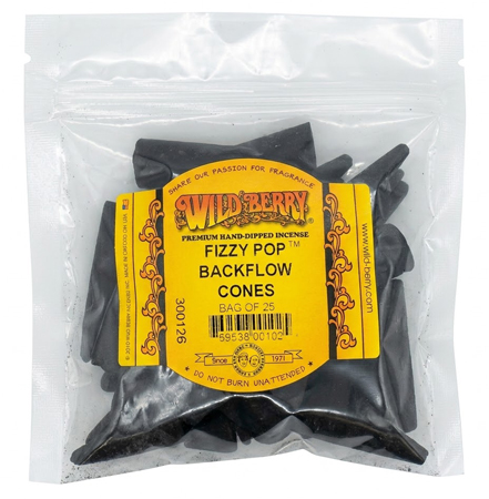 Wildberry Fizzy Pop Back Flow Incense Cones